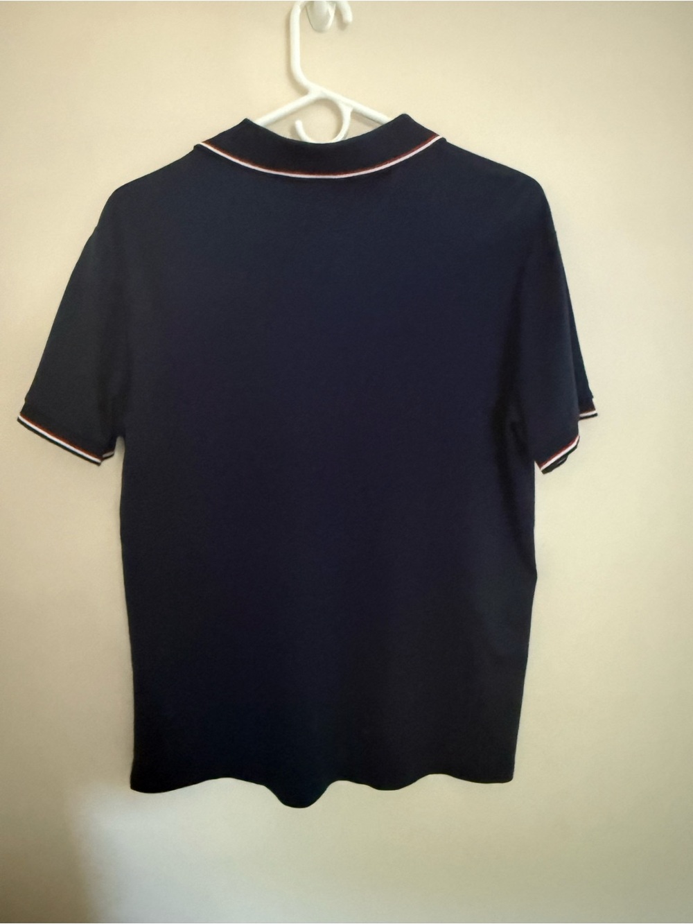 Polo Ralph Lauren Classic Fit Mens Navy Tipped Mesh Short Sleeve Polo size M - Picture 4 of 9